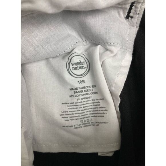 Wrangler/wonder nation Black and Tan pants bundle - Picture 7 of 7